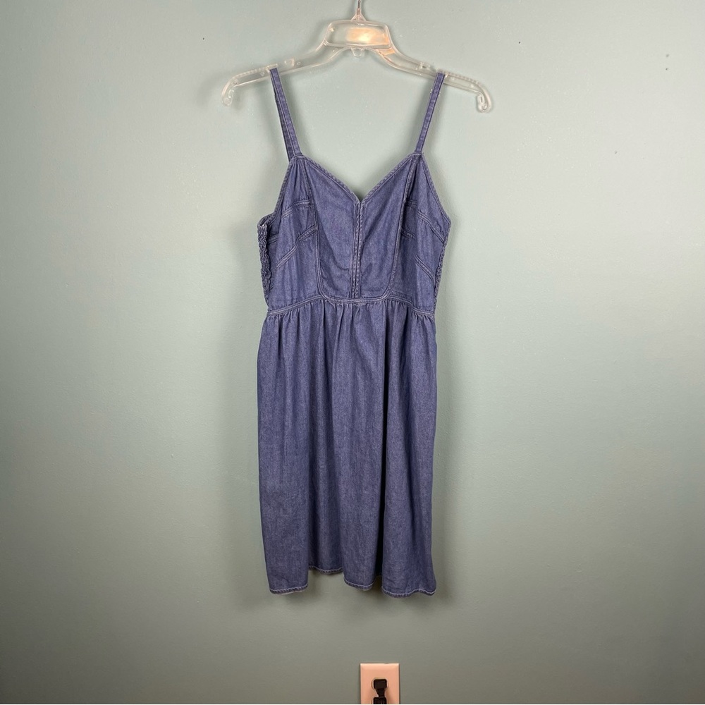 Mark Denim Dress Spaghetti Strap Women’s Size XL